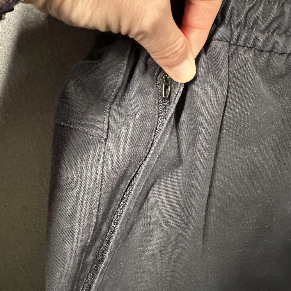 Lululemon Utilitech Pull On Classic Fit Pants Mens Large‎ Black Elastic Waist